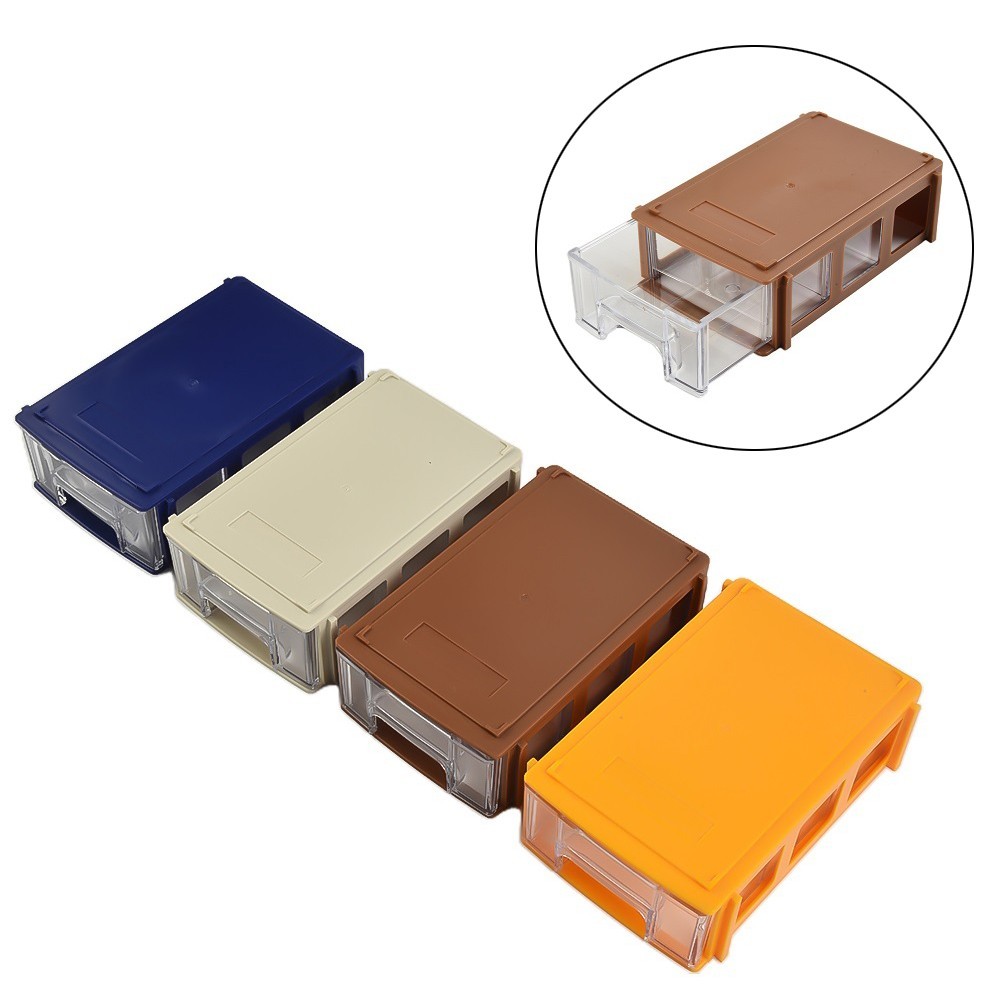 Stackable Storage Box 80 Degree Celsius Component Screws Toolbox Hardware Parts