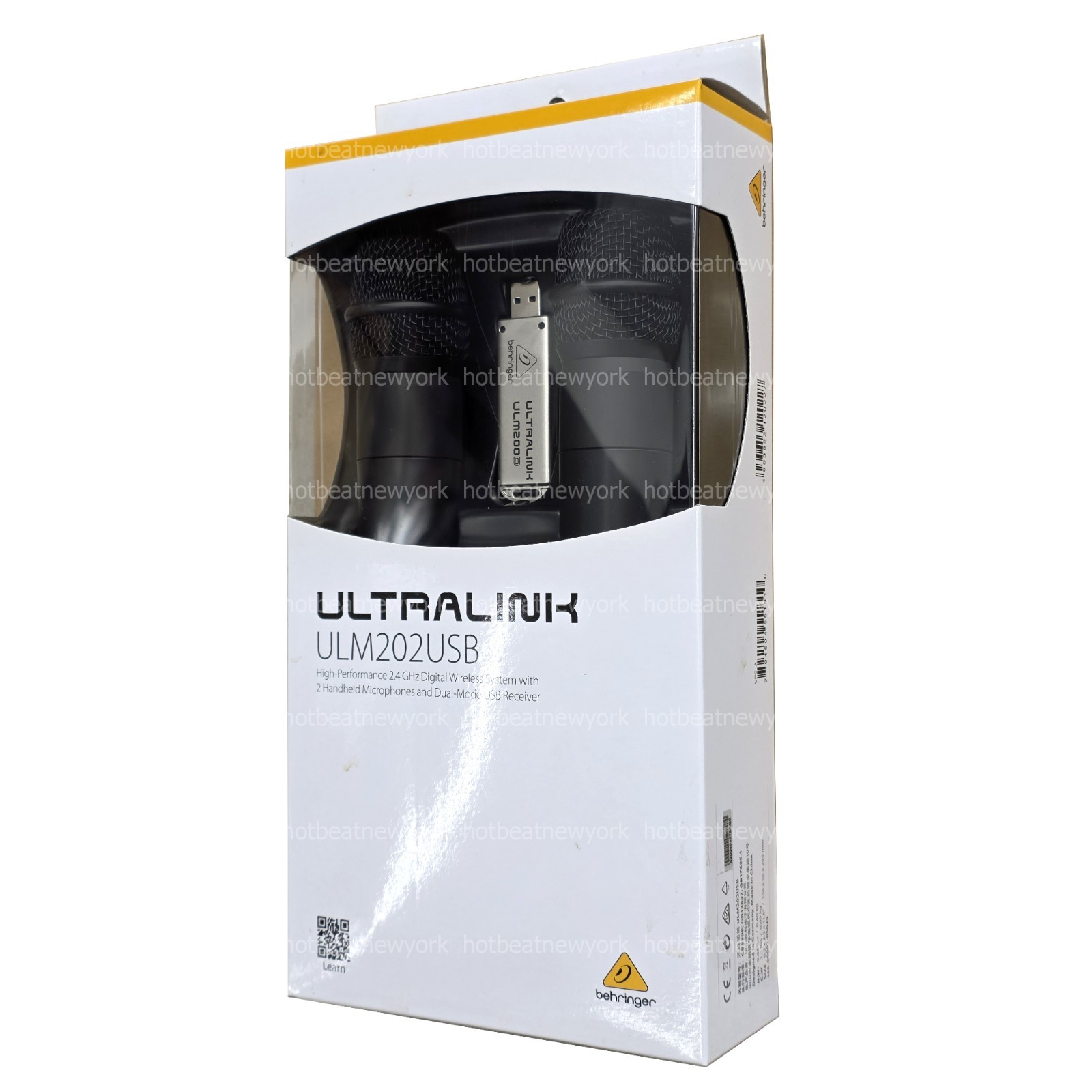 Behringer UltraLink Dual Wireless Digital Microphone System USB Receiver 2.4 GHz