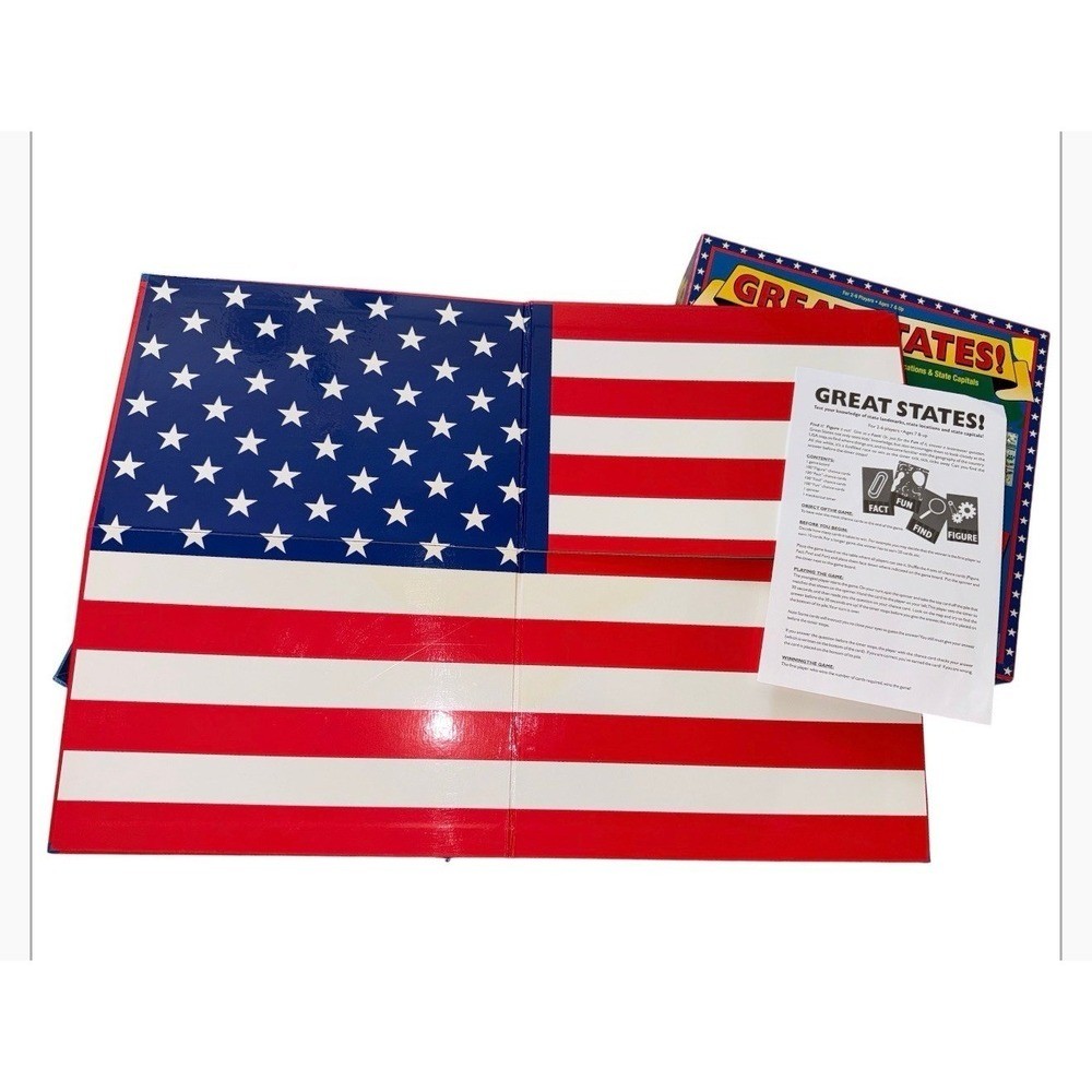 Great States board game Revised Edition complete set