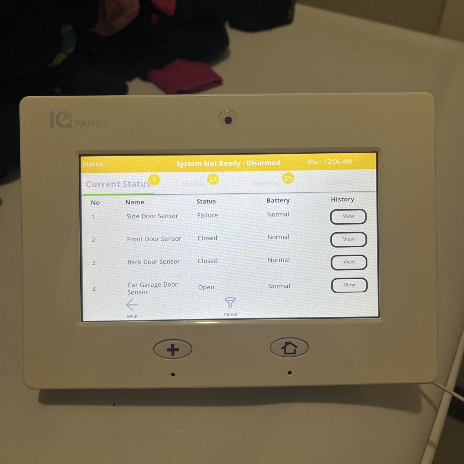 Qolsys IQ Panel QS-9004-VRZ All In One - Security Panel 7" Touch Display