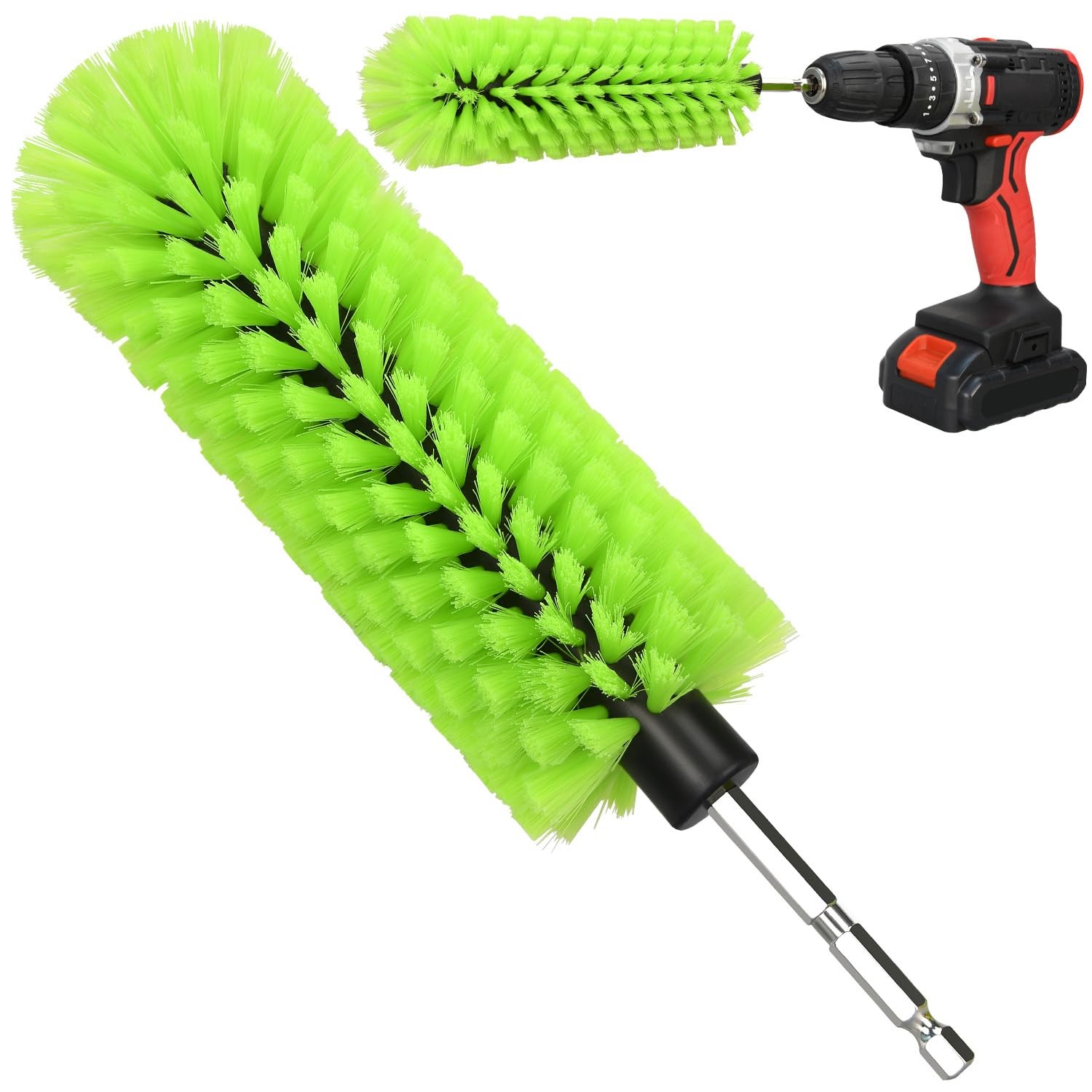 Highly Dense Drill Brush for Car Wheel and Bottles Wheels Rims Exhausts