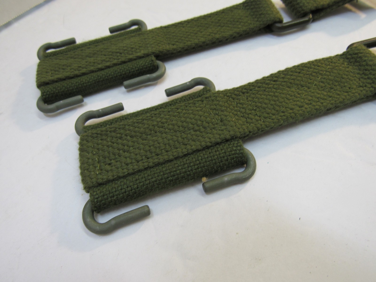 2 Danish Web Belt Gear Extender Like British Pattern 1944 Brace Attachment NOS