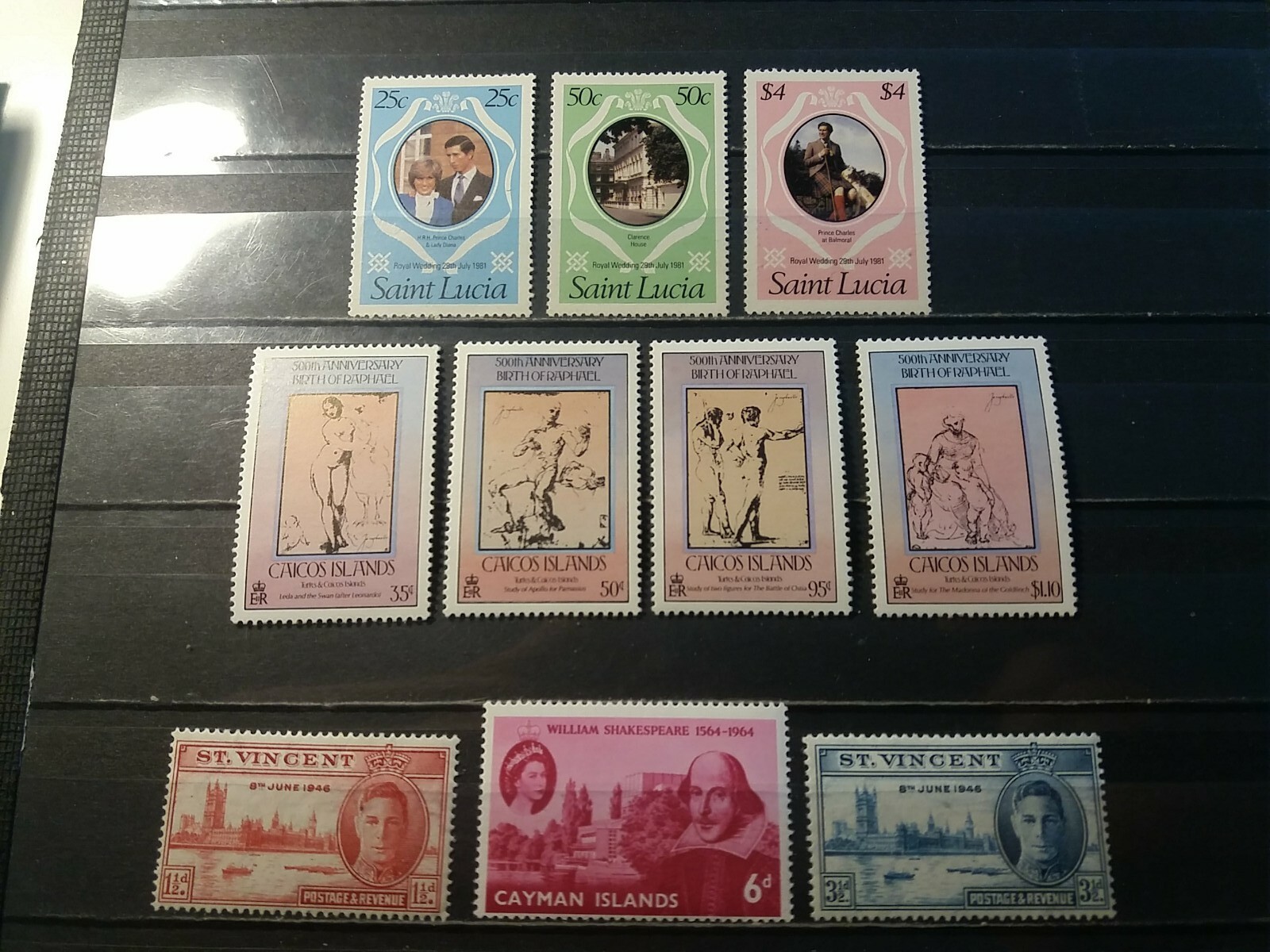 North America Stamps MNH  St. Vincent, St. Lucia,...