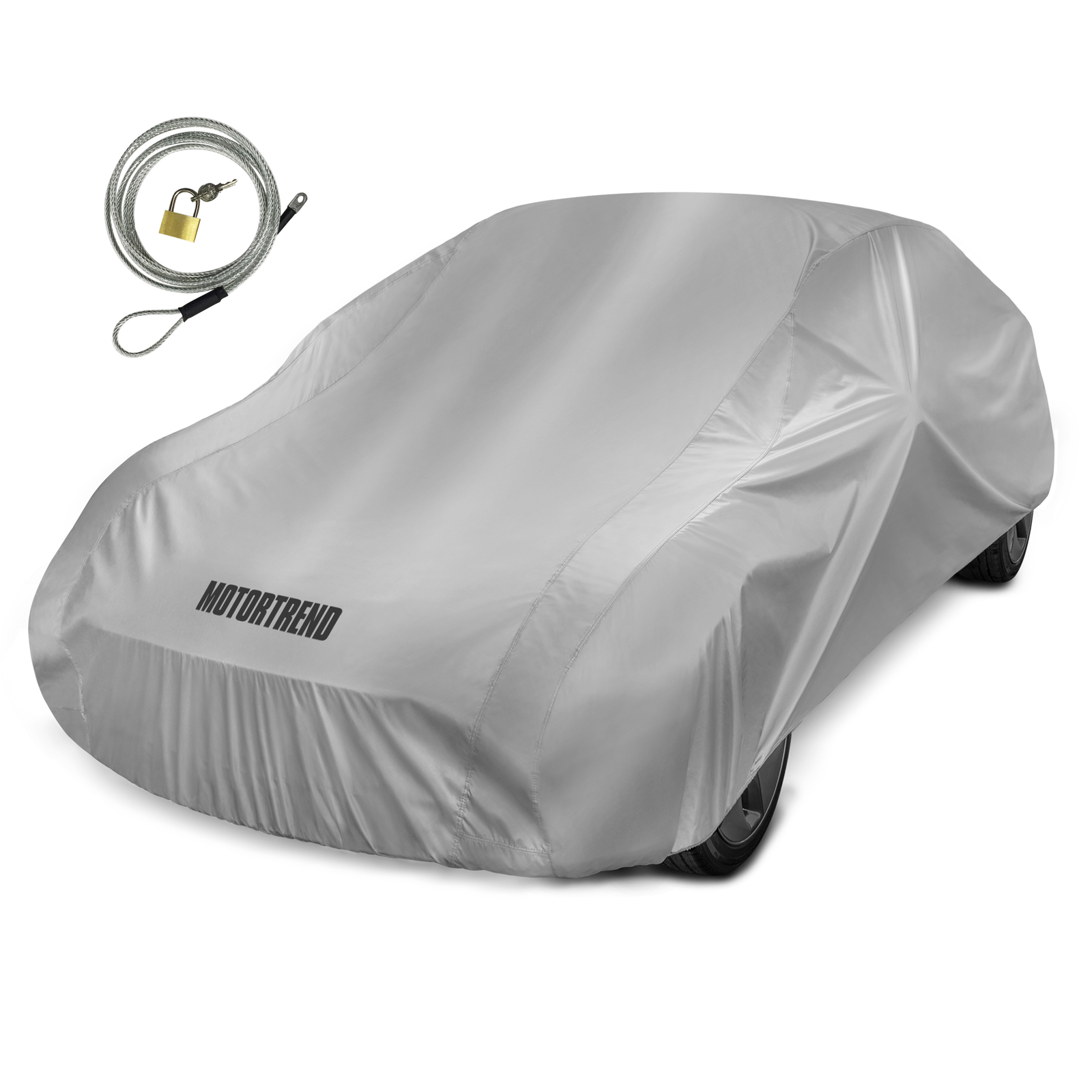 Motor Trend Car Cover Waterproof All Weather Season Protector Fits 210" w/ Lock