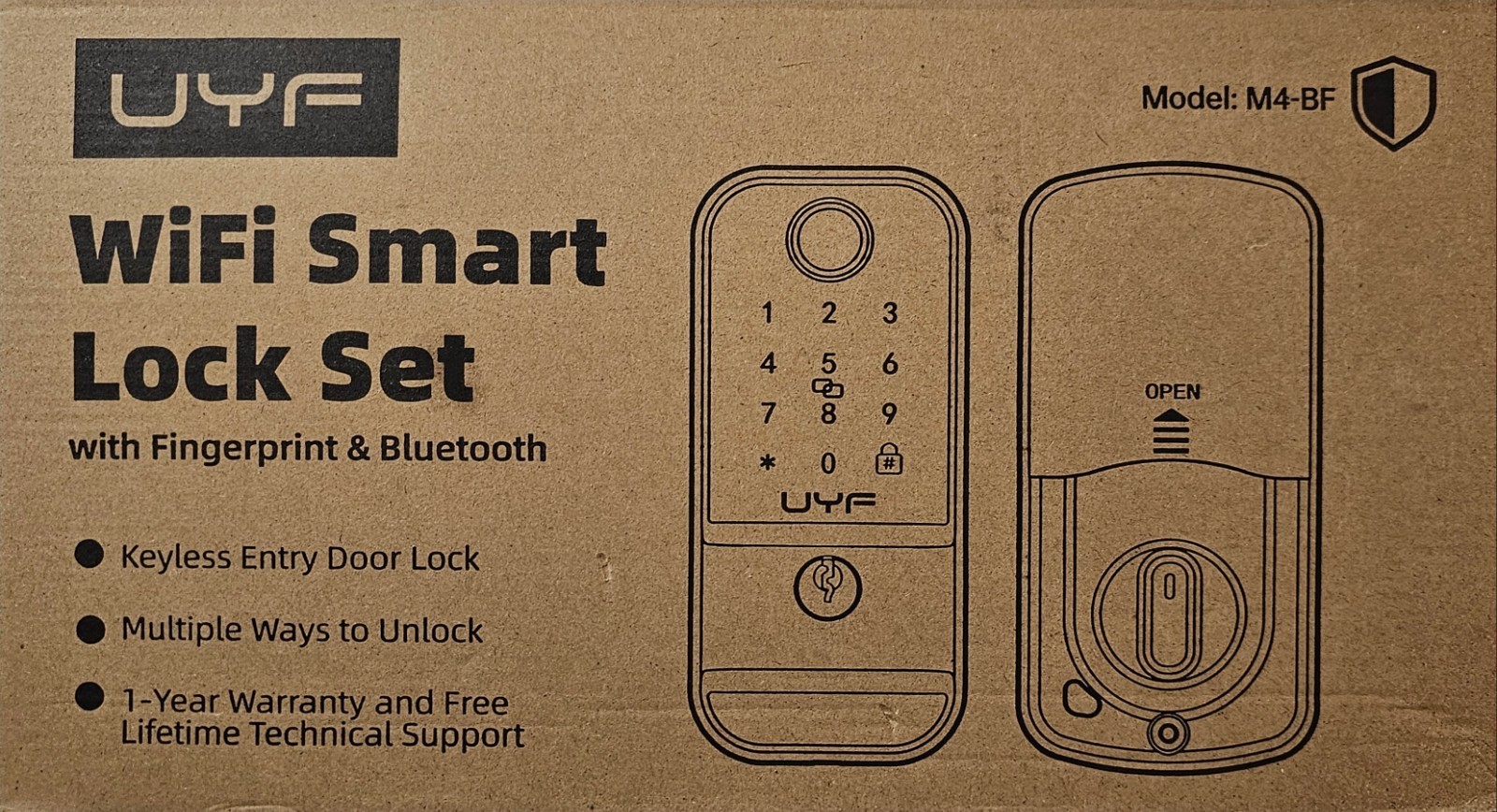Smart Keyless Entry Door Lock