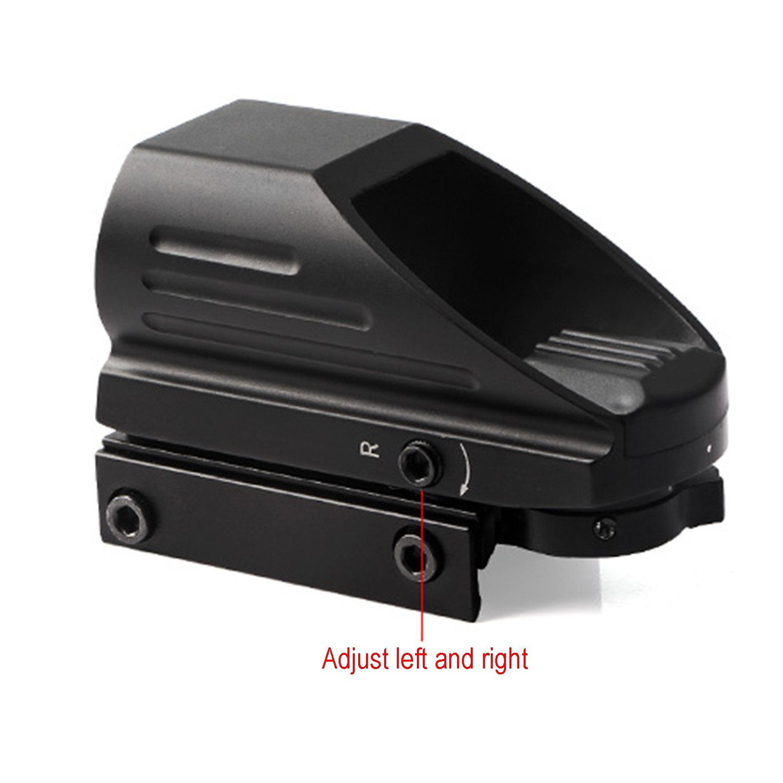 Tactical Holographic Red Green Reflex Scope Sight Combo 4 Reticles Red Dot Rail