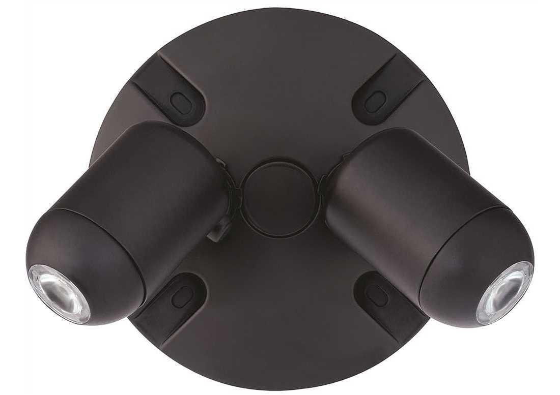 Hubbell Lighting EVODB EV Family Integrated LED Black Twin Remote Head