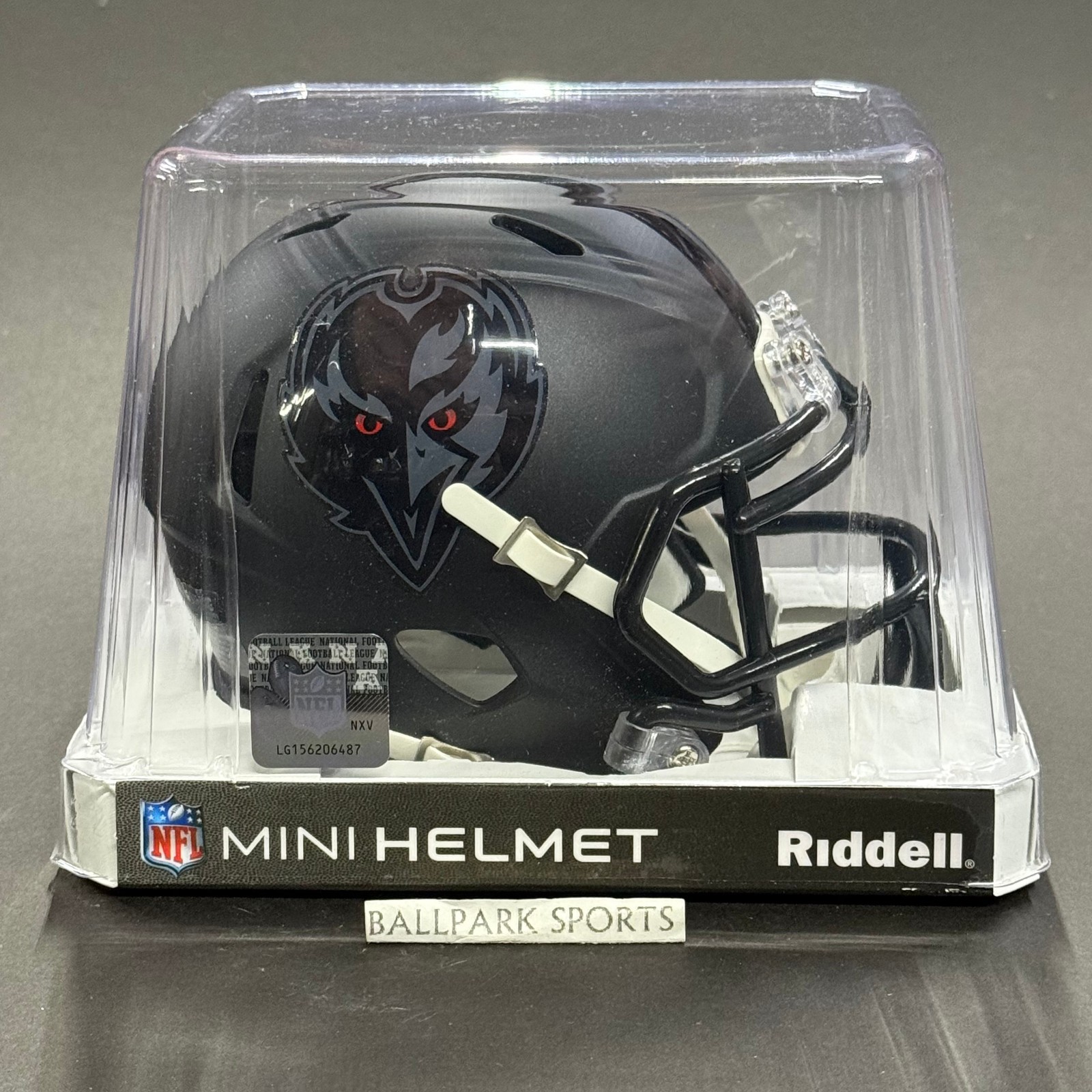 Baltimore Ravens Speed Mini Helmet Riddell NFL Matte Black 2026 ALTERNATE
