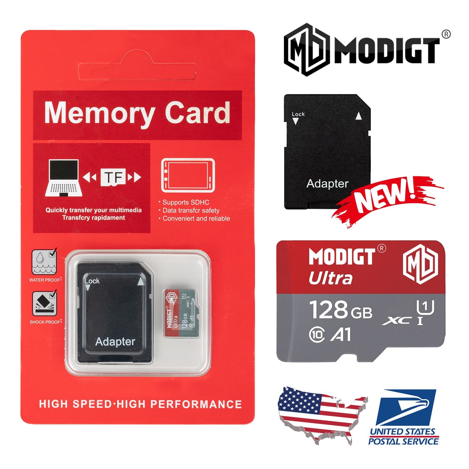 PREMIUM 128GB Micro SD TF Memory Card High Speed For Tablet Camera US STOCK