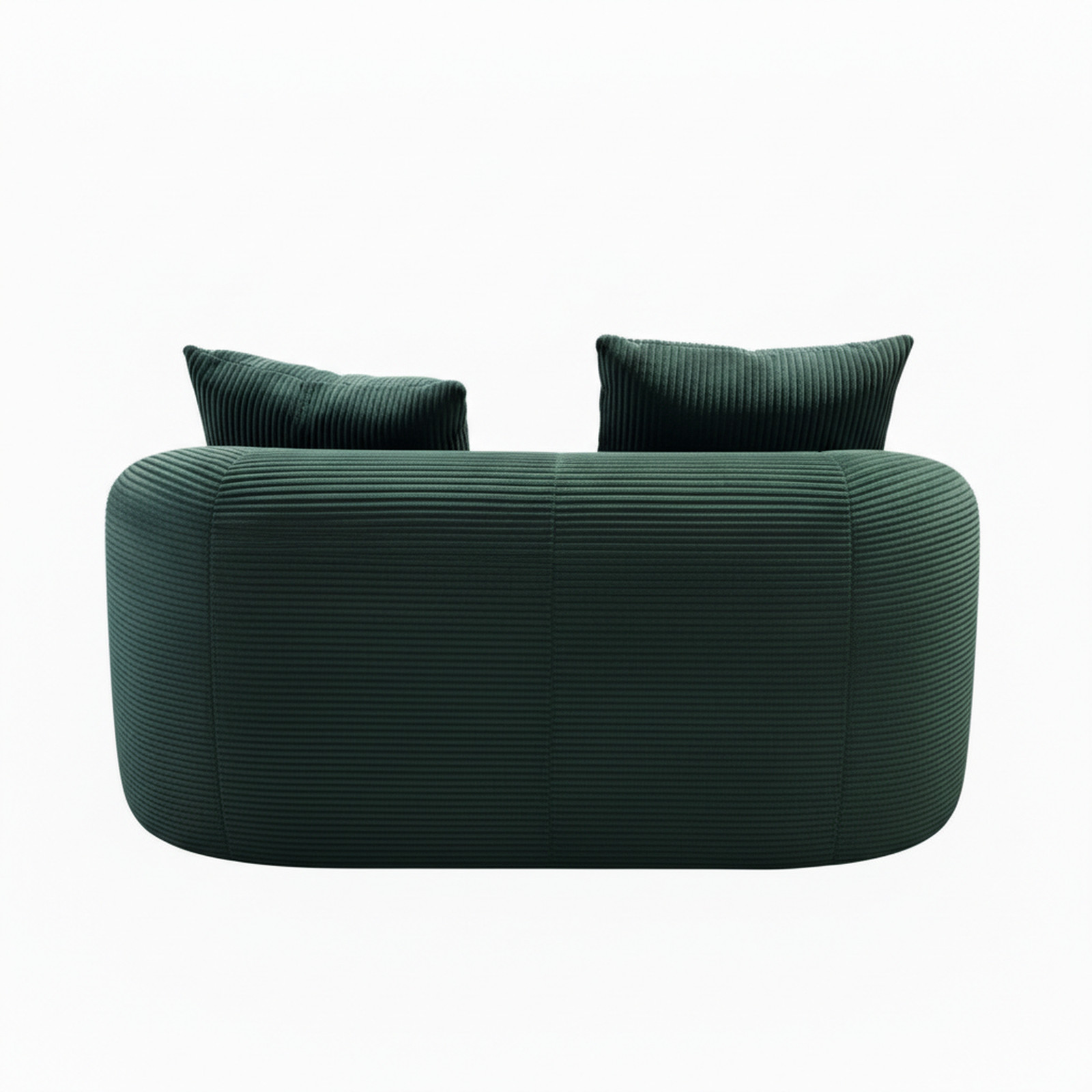 65.35" Curved Loveseat Sofa with Pocket Spring Cushions for Soft Seating, Smal