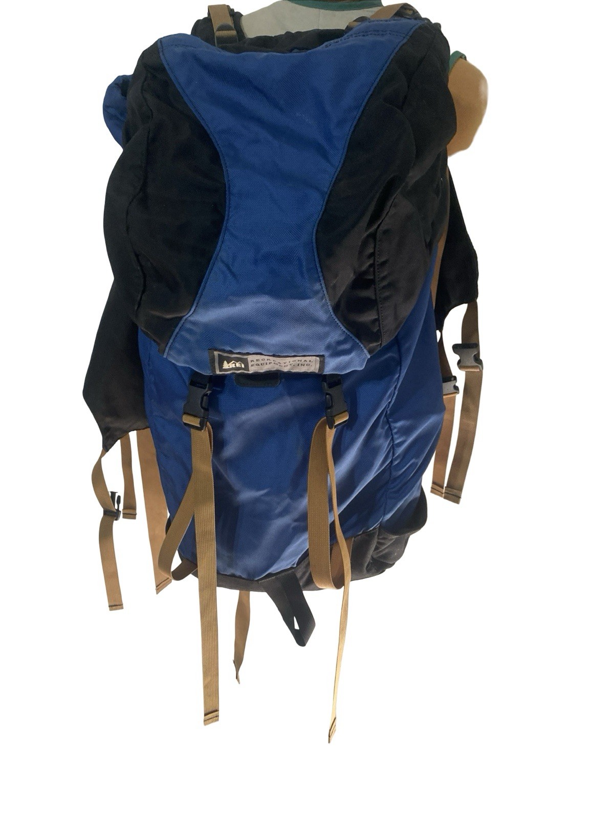 REI Rising Star Hiking Camping Backpack Outdoor Blue & Black REI Recreational