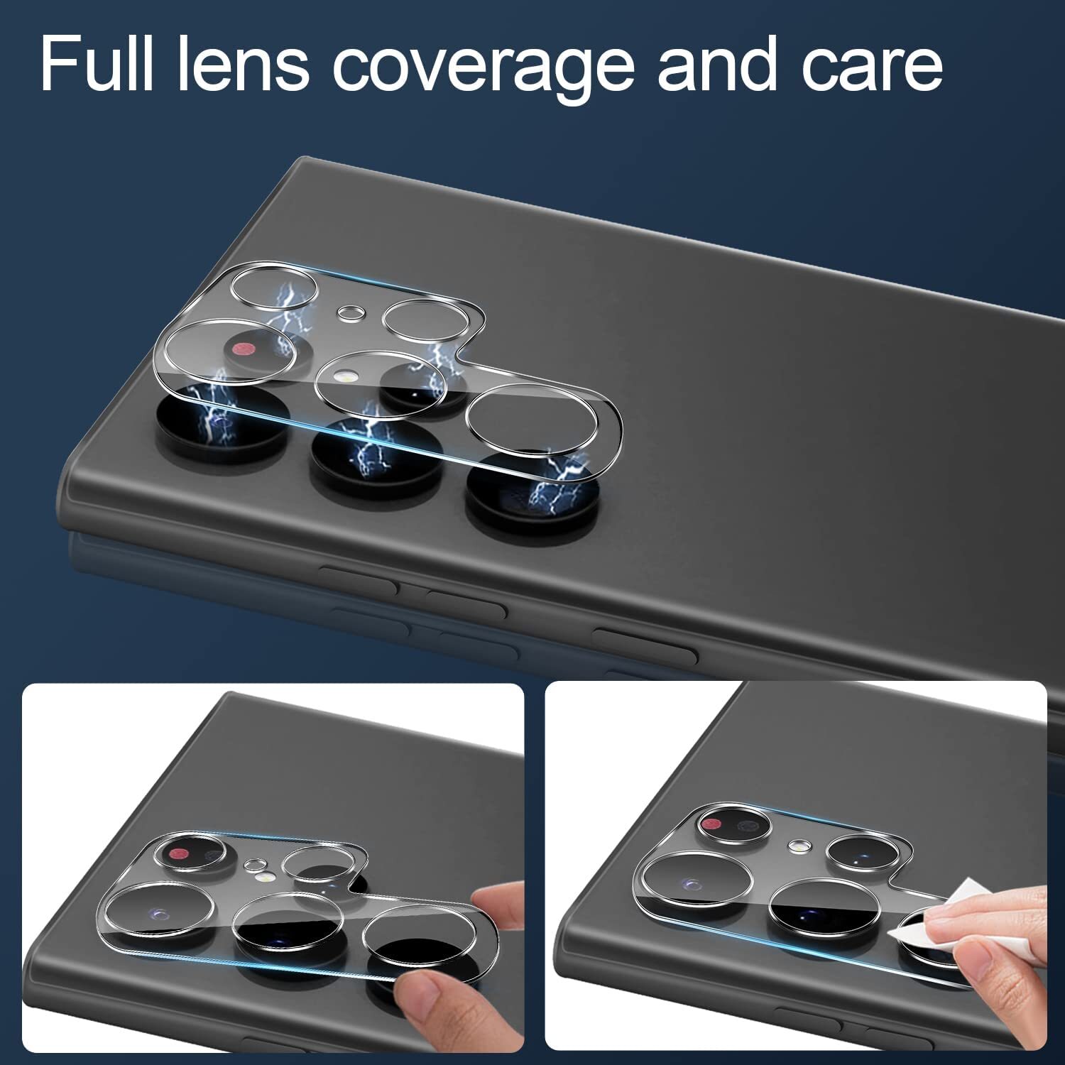 Hydrogel Screen Protector Camera Lens Protector for Samsung S24 Ultra Plus S23