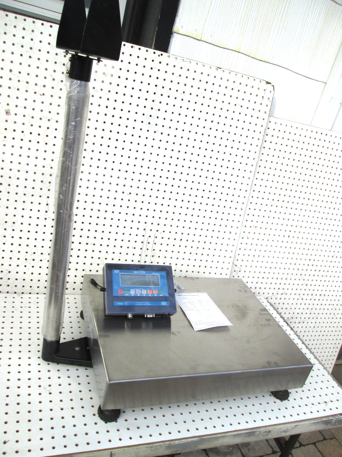 B & B LP7611-18 LOCOSC HD Bench Scale Stainless Steel Top Pan 18in X 24in 500lb