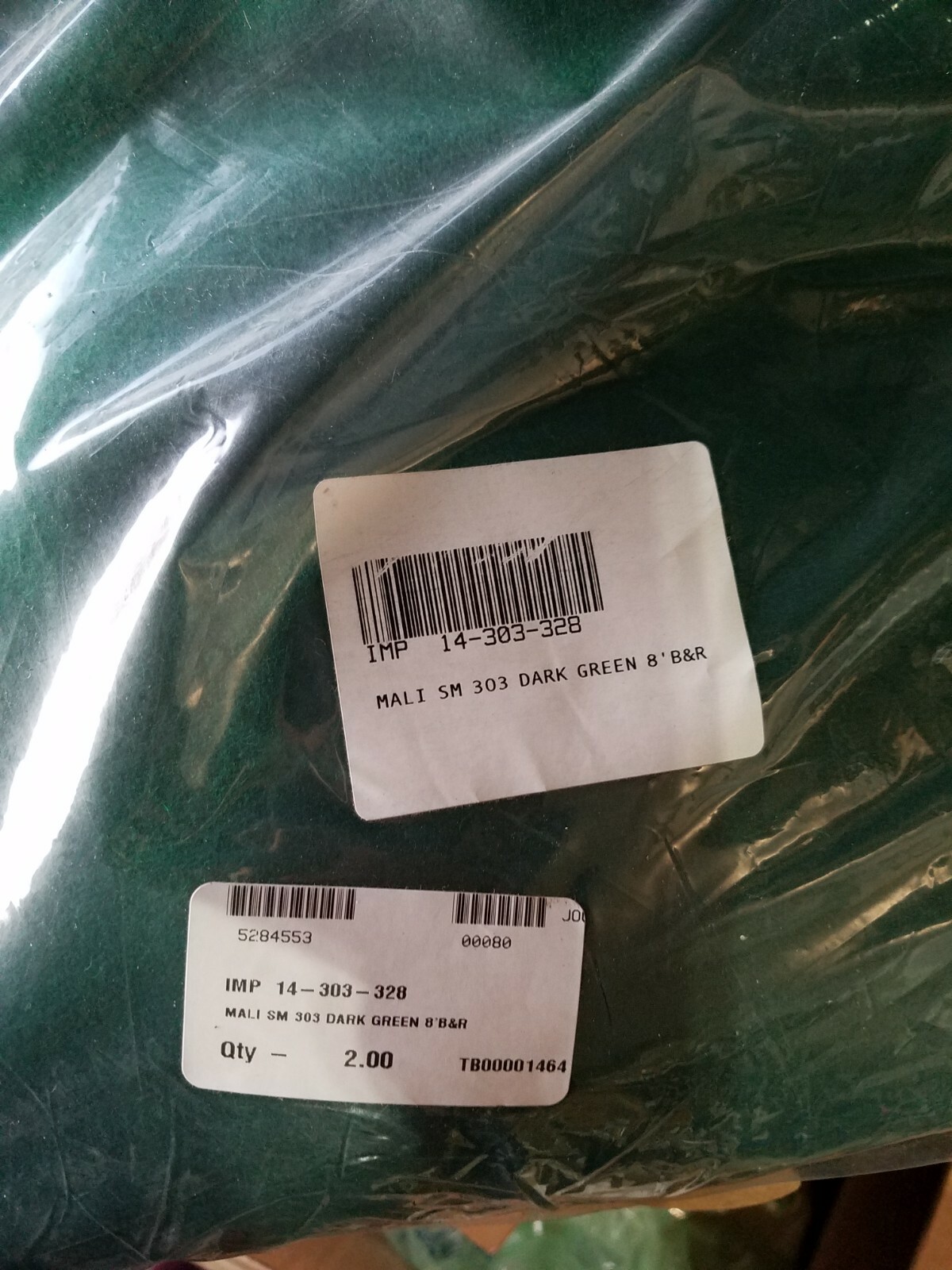 MALI SM 8' DARK GREEN 14-303-628  303 Teflon Billiard----Pool  ( ONLY 69.89$ )
