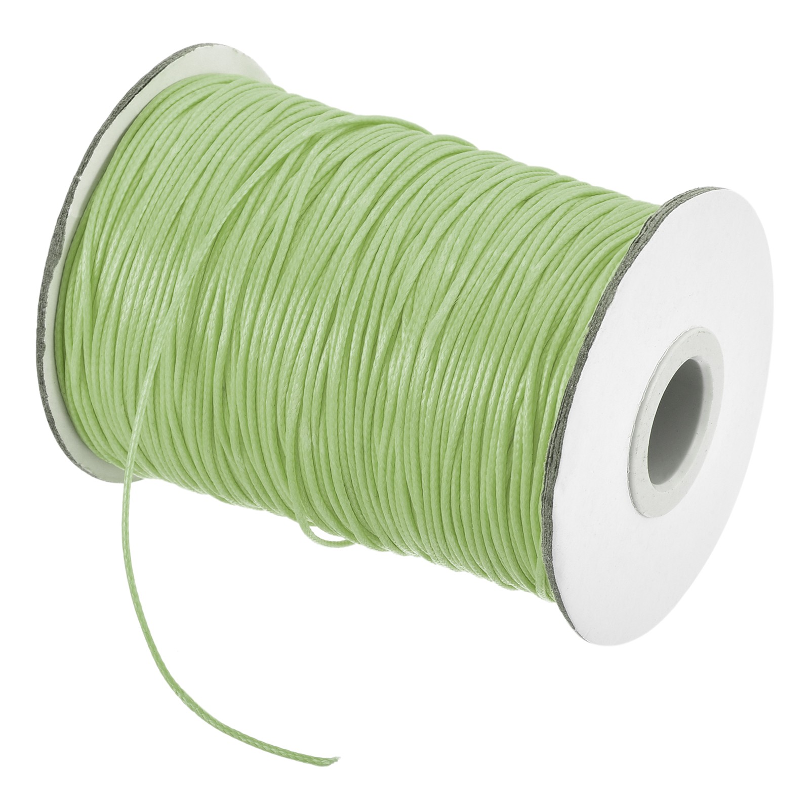 Grass Green 1mm Waxed Cord 175 Yard Wax Bead Thread String for Jewelry Making