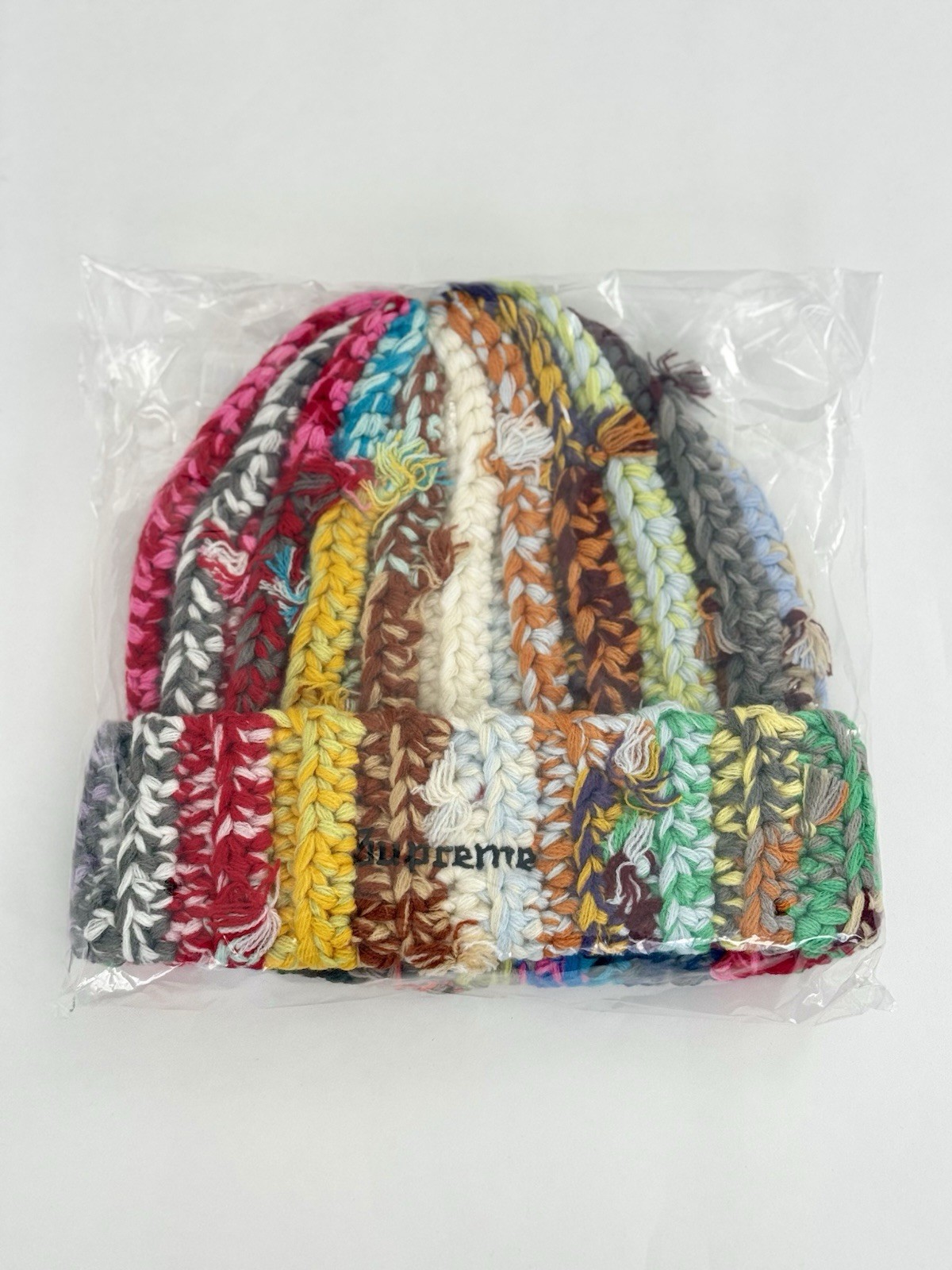 Supreme Hand Tied Beanie MULTICOLOR FW23 100% Authentic
