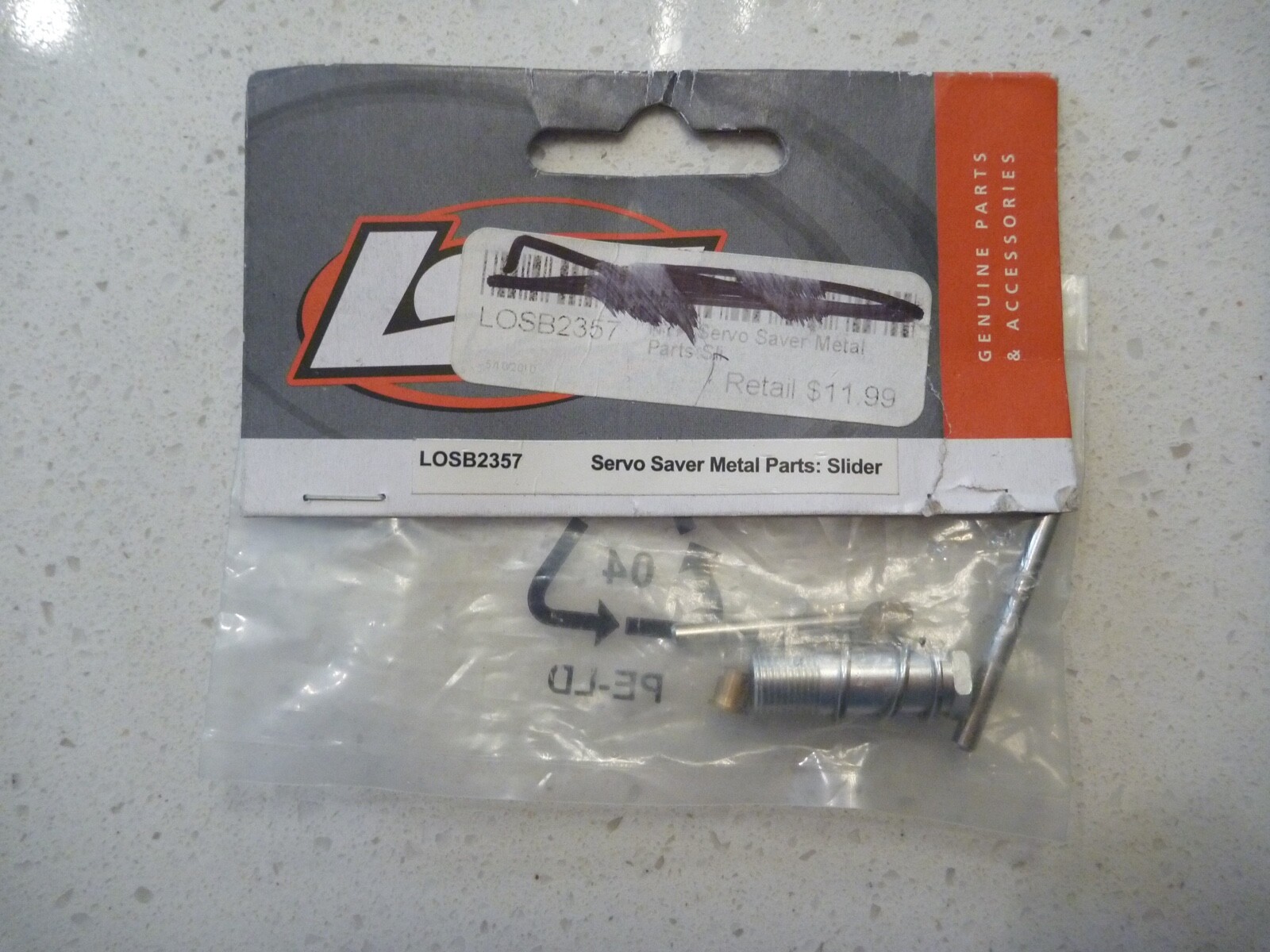 Vintage RC Racing Losi Slider Servo Saver Metal Parts LOSB2357