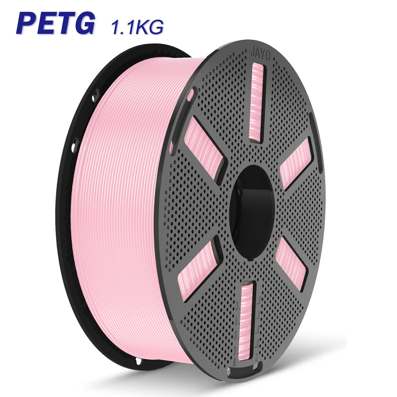 JAYO 1.1KG PETG Sakura Pink 3D Printer Filament 1.75mm Neatly Wound Clog-Free