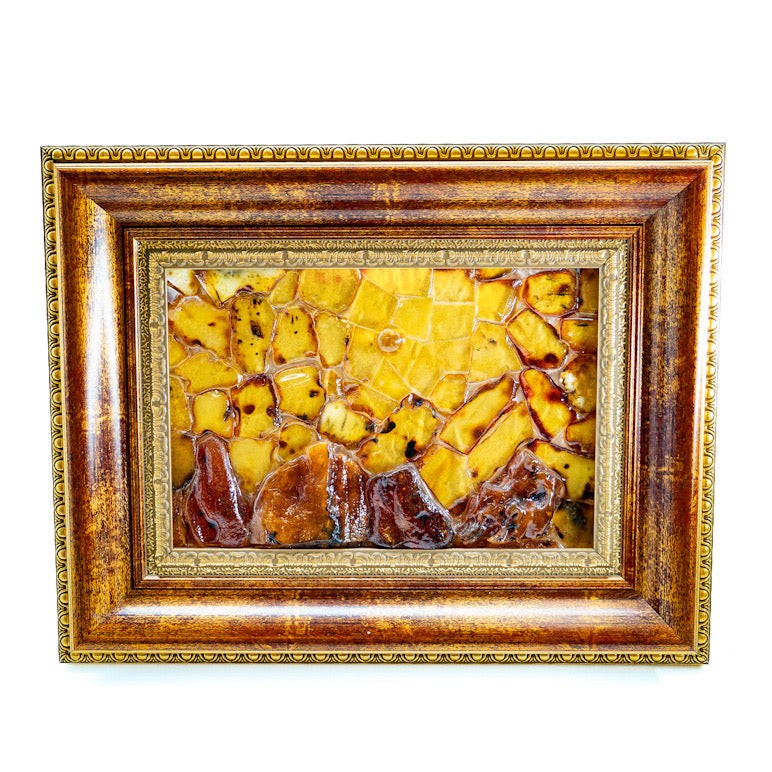 Made in USA Baltic Amber Dawn Wall Art Handmade Collectible Gift