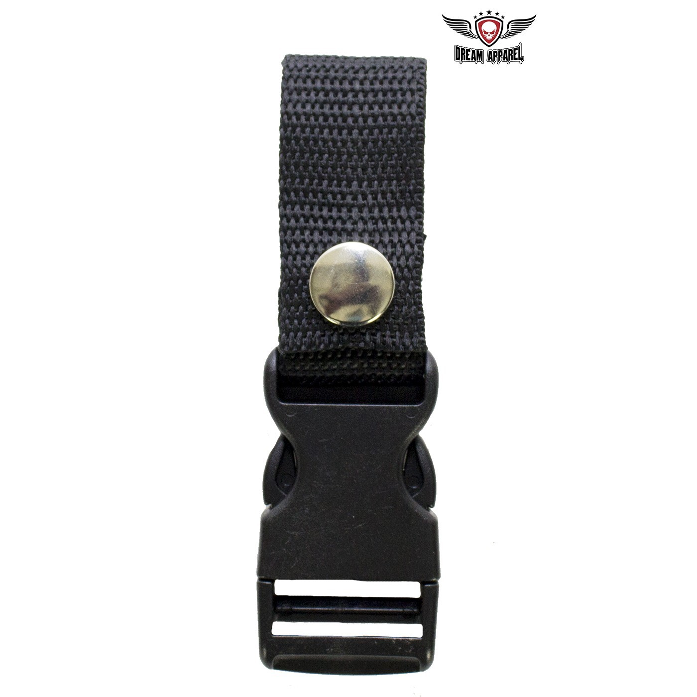 1" Motorcycle Helmet Quick Release Clip with Snap