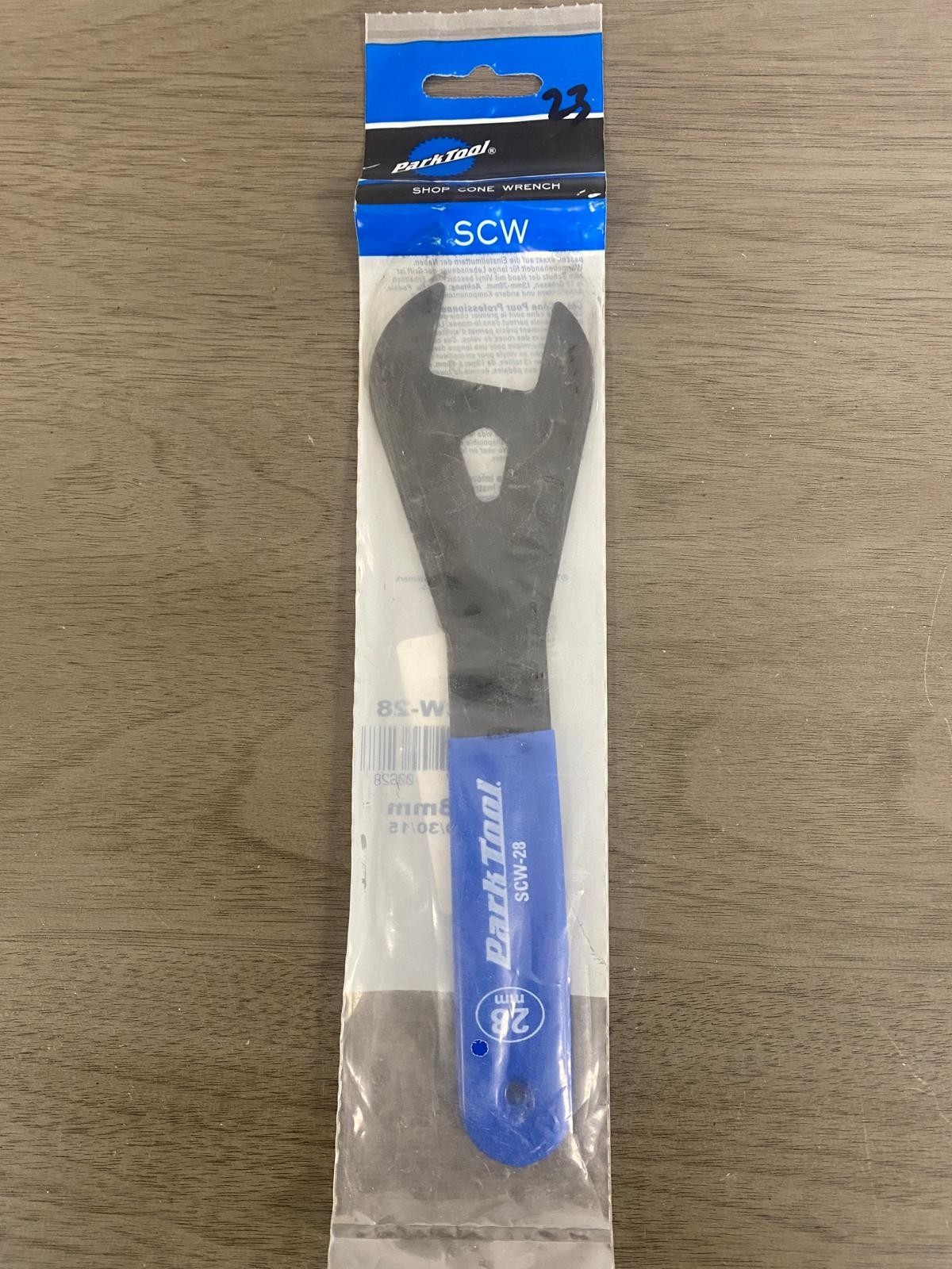 NEW Park Tool SCW-28 28mm Shop Cone Wrench Professional-Bicycle Hub Tool