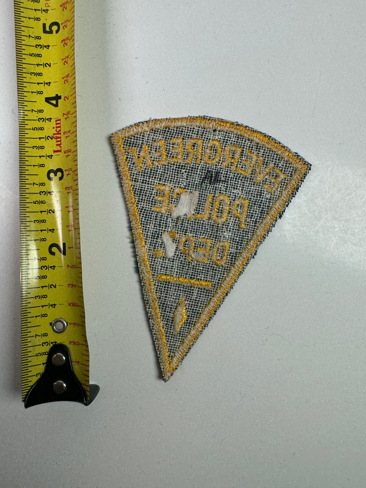 3.75" Evergreen Police Alabama AL Patch K2