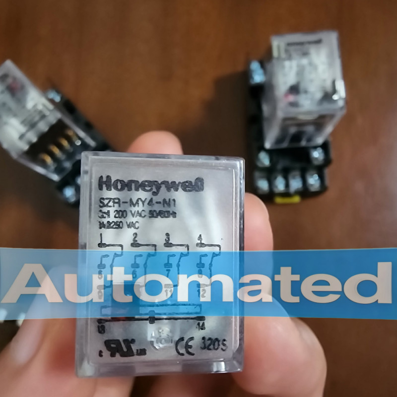 SZR-MY4-N1 AC200V 1PCS NEW Honeywell Intermediate relay SZR-MY4-N1 AC200V