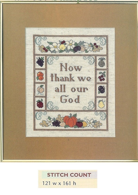 HARVEST  SAMPLER  - CROSS STITCH PATTERN ONLY  HM  EYYR