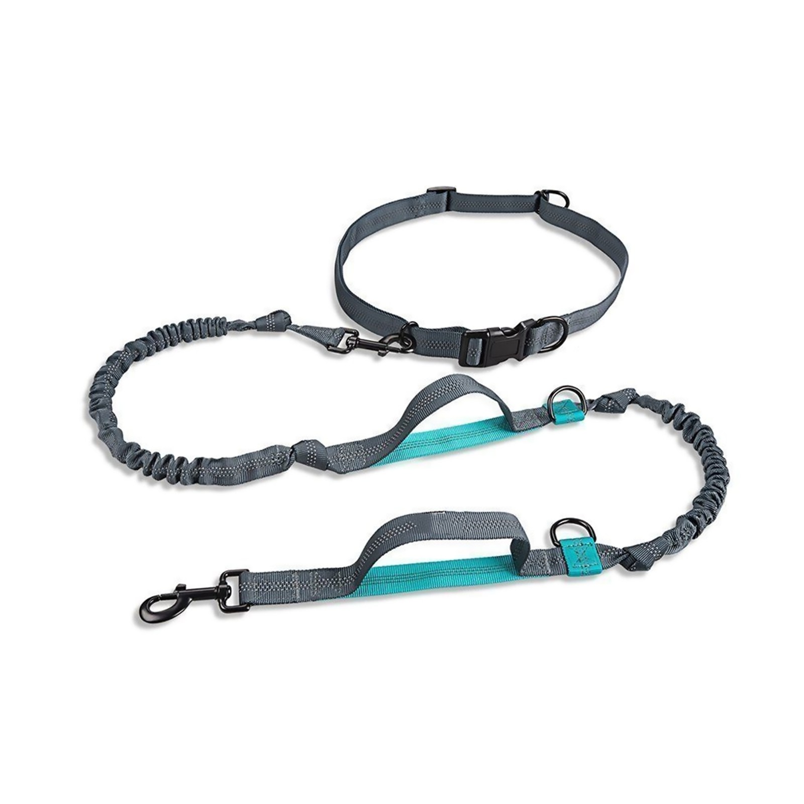 Retractable Hands Free Dog Leash With Adjustable Waist Belt Pet Supplies