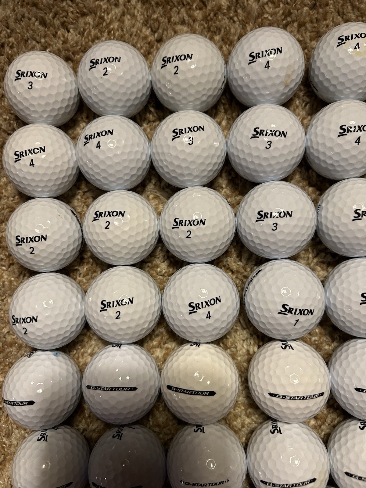 50 Mint Srixon Qstartour Golf balls