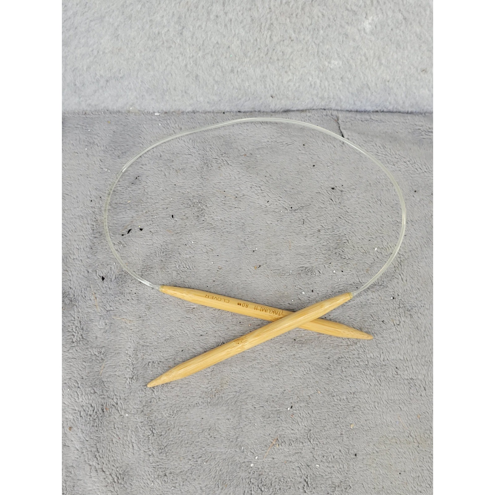 Clover Takumi 11 8.0mm Circular Knitting Needles Bamboo