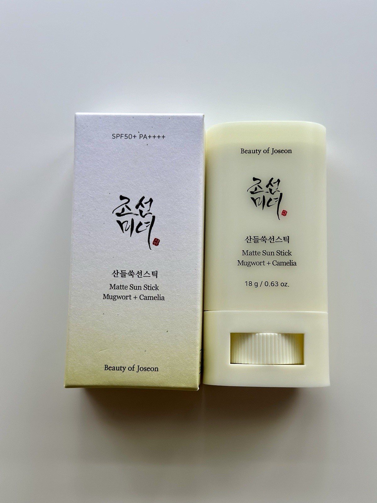 Beauty of Joseon Matte Sun Stick : Mugwort + Camelia SPF50+ PA+ (18g, 0.63fl.oz)