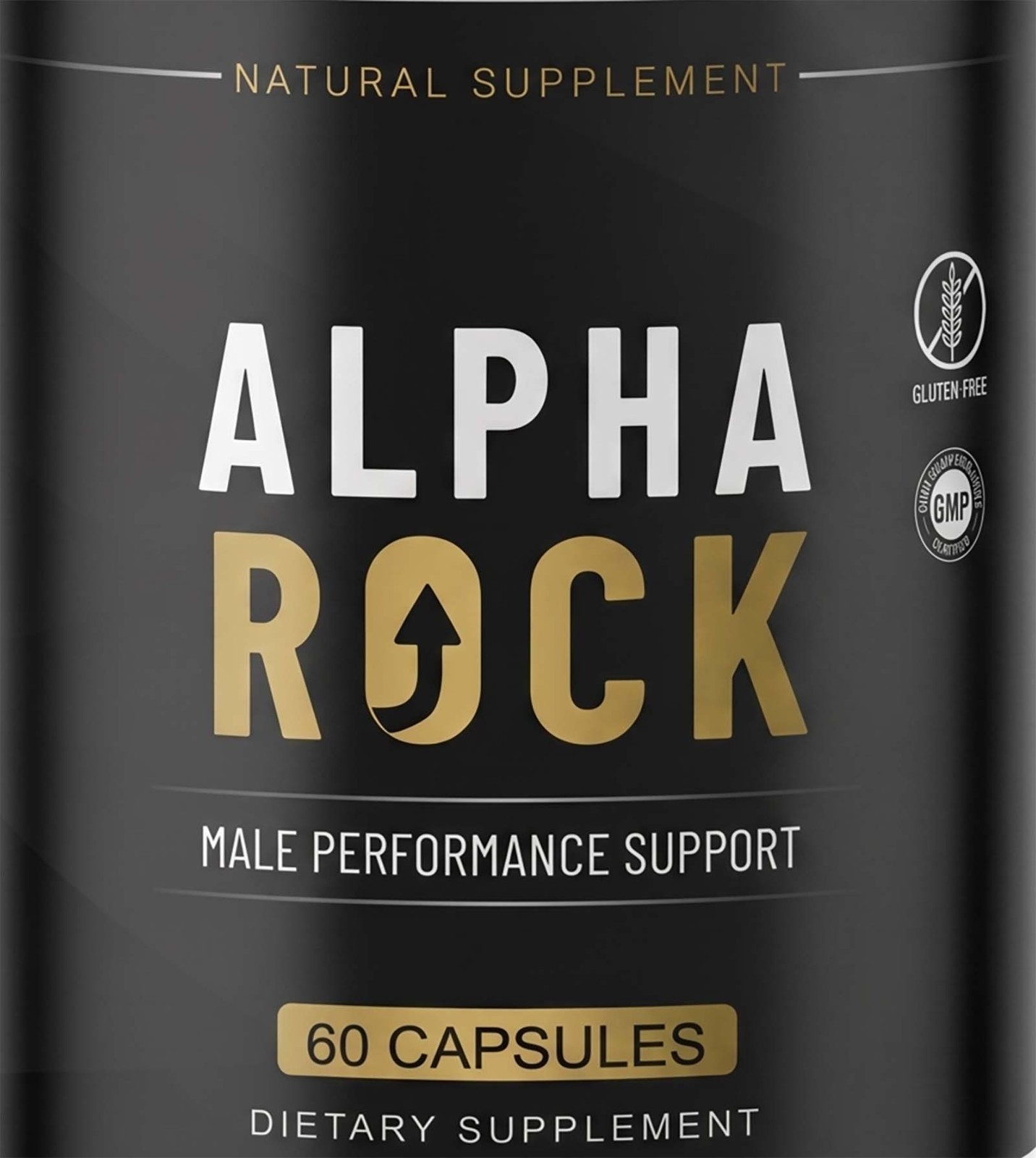Alpha Rock Mens Health Support Dietary Supplement 60 Capsules