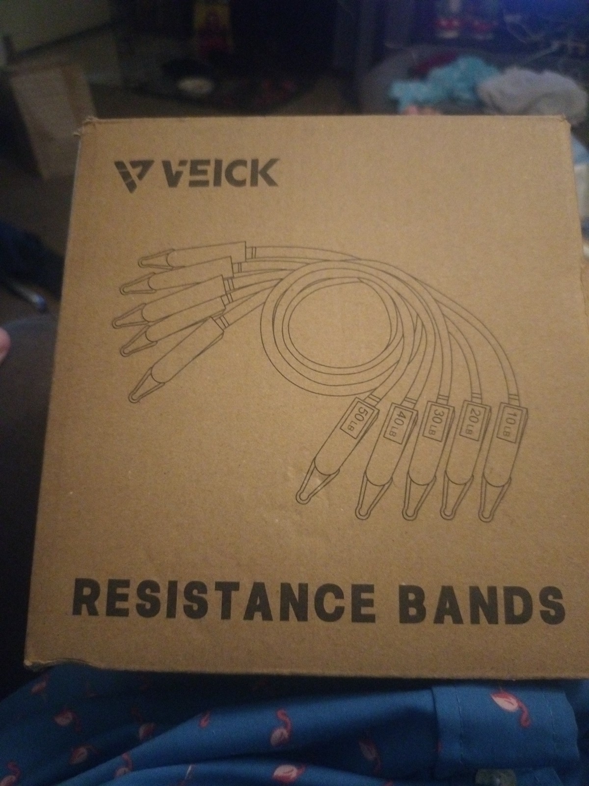VEICK Resistance Bands, Exercise Workout 10-150LBS Assorted