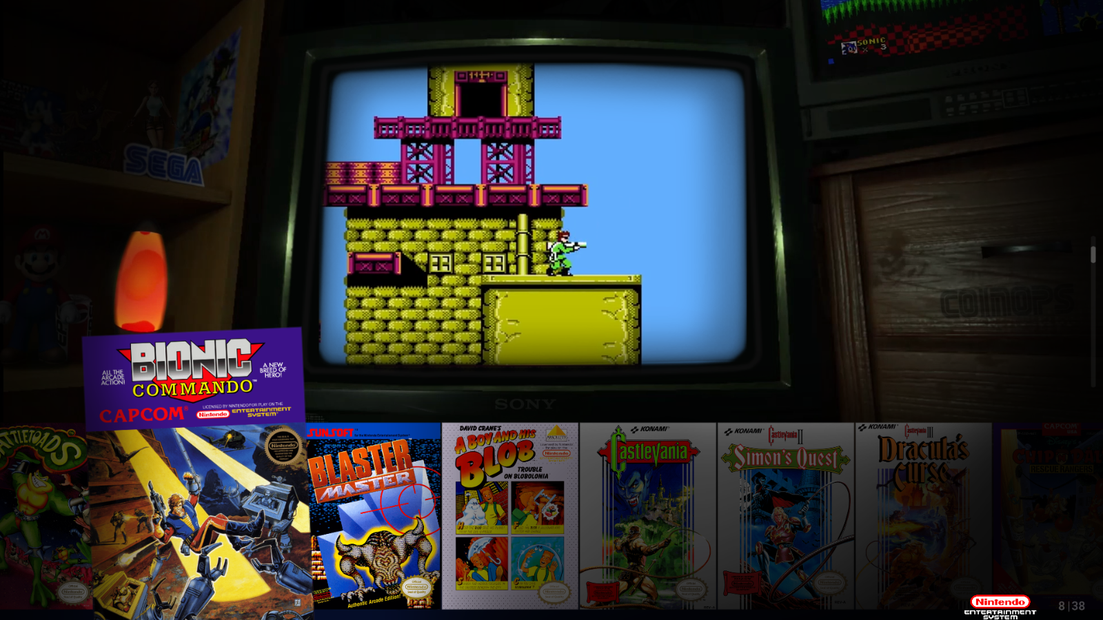 Retro-games system