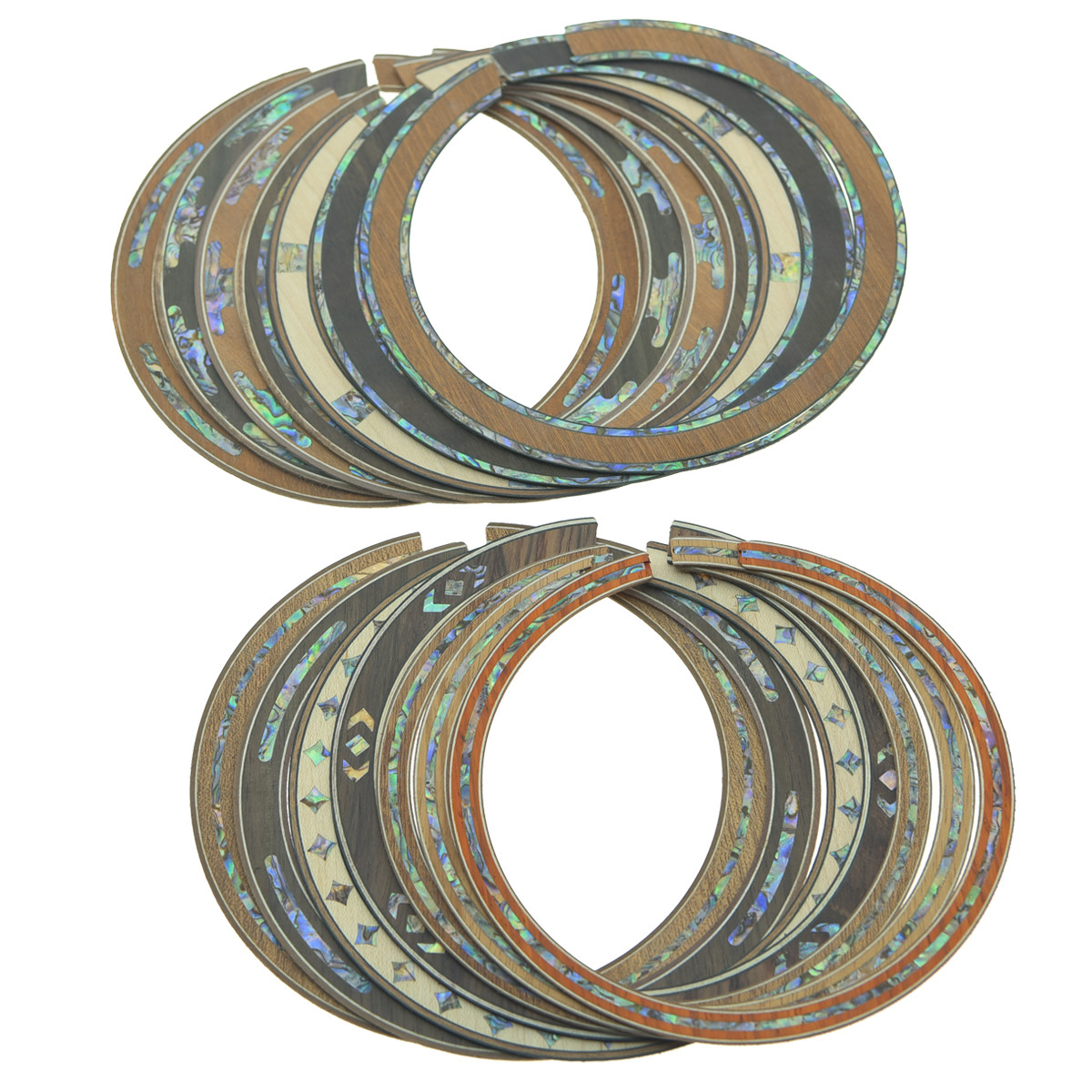 High Qaulity Acoustic Guitar Soundhole Maple Rosette Abalone Shell Inlay