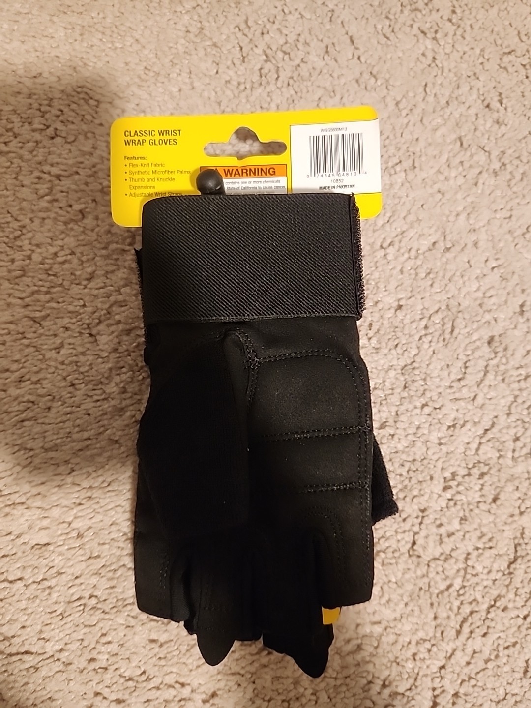 golds gym Classic WRIST WRAP Gloves XS/S