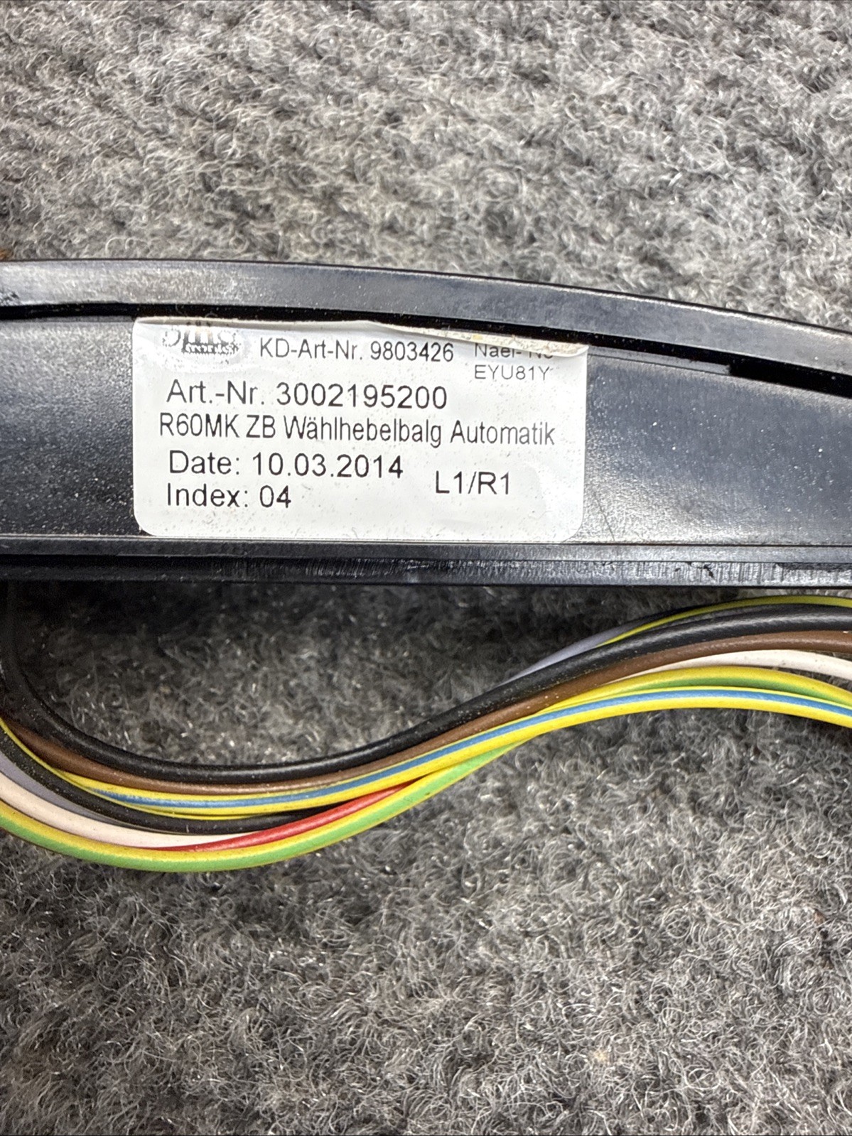 2006 Mini Cooper Countryman Automatic Shift Boot 3002195200
