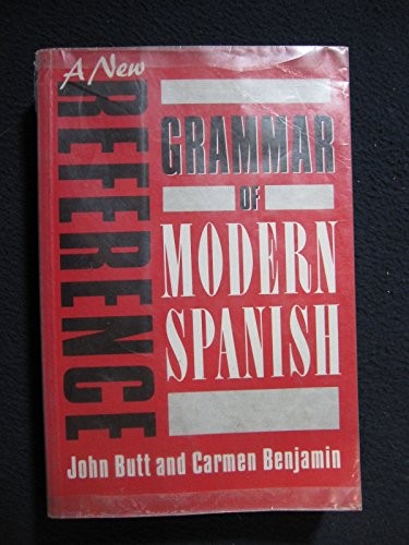 A New Reference Grammar of Modern Spanish by Benjamin, Carmen Paperback Book The