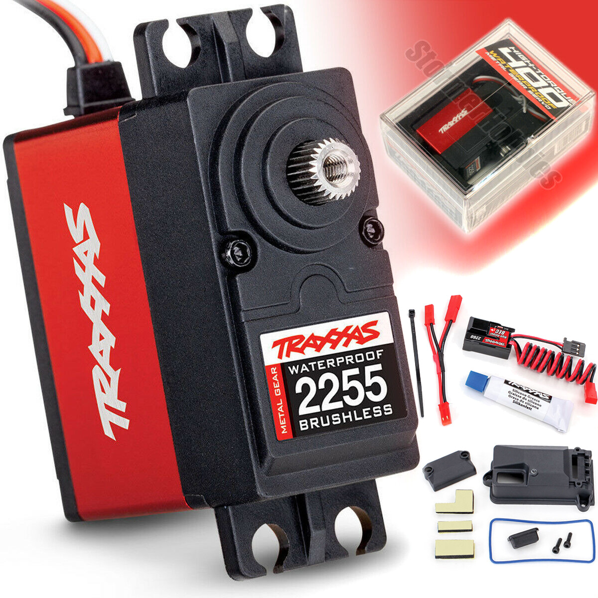 Traxxas Digital High Torque 400 Servo TRA2255 PLUS TRA2262 BEC package for TRX-4