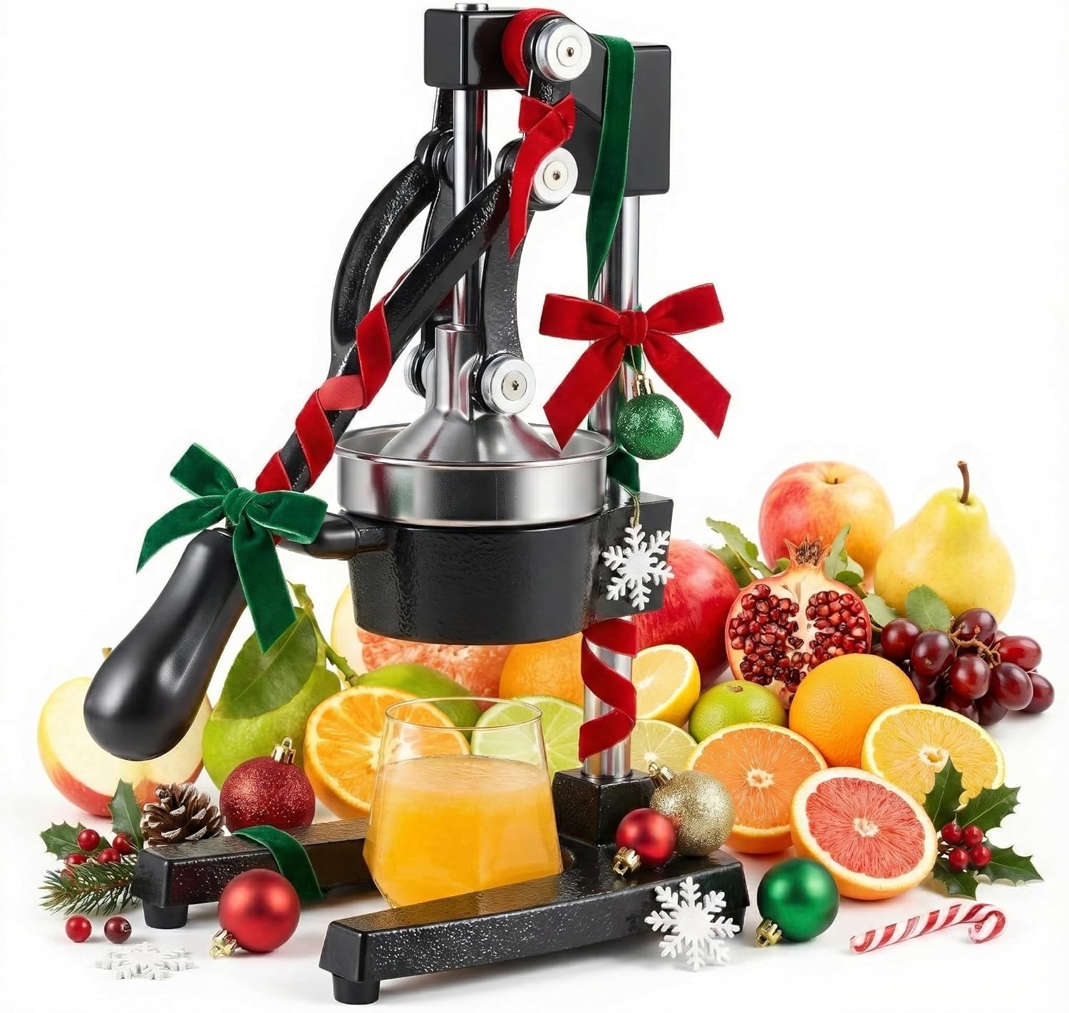 CO-Z Manual Citrus Juicer, Commercial Grade Cast Iron Orange Juicer, Professiona