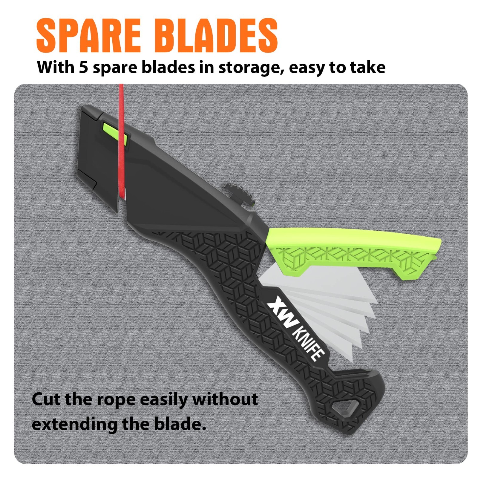Utility Knife Set - Retractable Box Cutter & Folding Knife, 20 Blades, 4-Pack