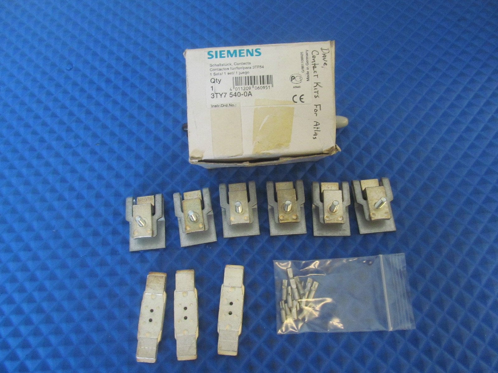 NIB Siemens Contack Kit 3TY7 540 0A Free Shipping