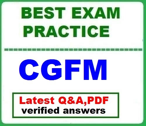AGA Certified Government Financial Manager CGFM - BEST Exam Practice Q&A-2026!