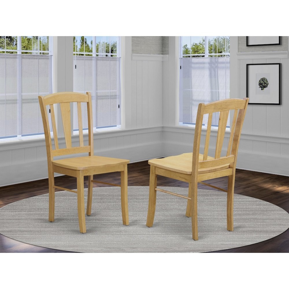 Dining Room Set Oak, NDDL3-OAK-W