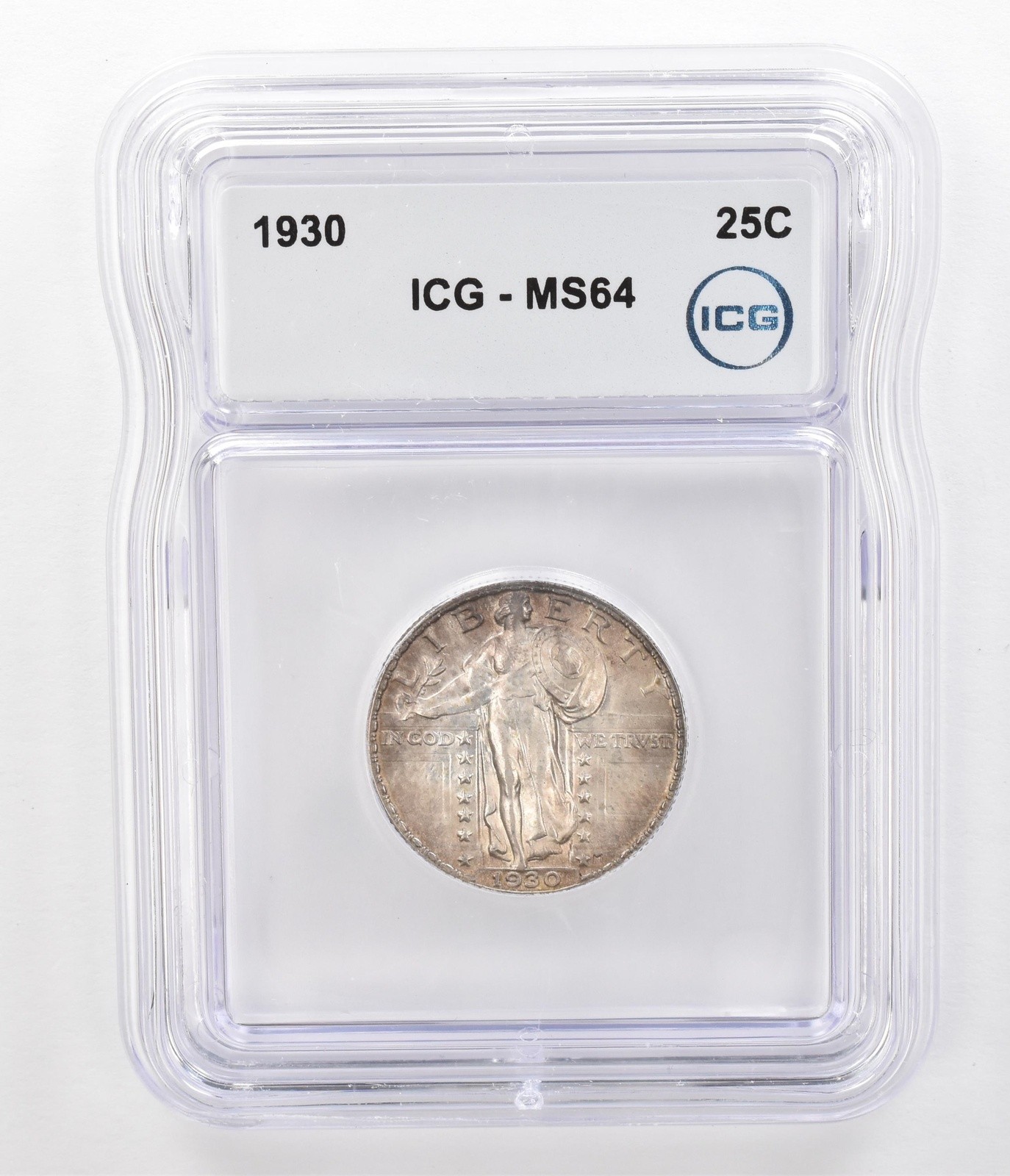 1930 Standing Liberty Quarter MS64 ICG Beautiful Tone *5178