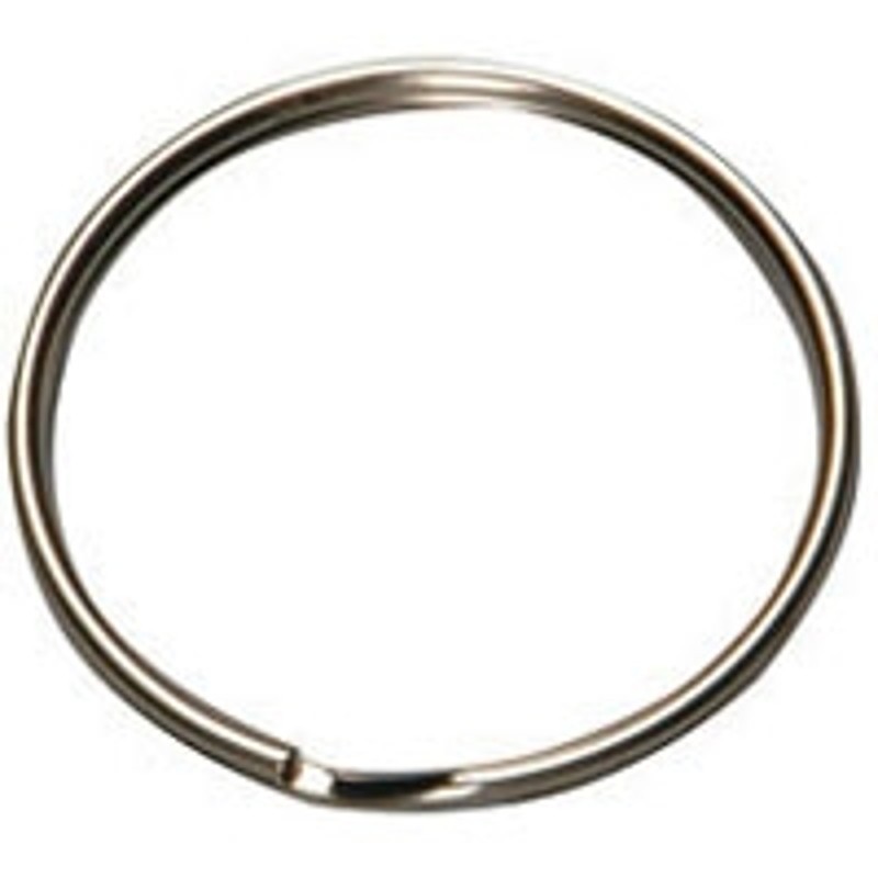 Hy-Ko KB111 Key Ring, 2 in OD Dimensions, Rust-Resistant, Split