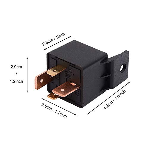 4-Pin Car Relay 24V 80A Relay On/Off Normally Open Car Truck Boat SPST Relays