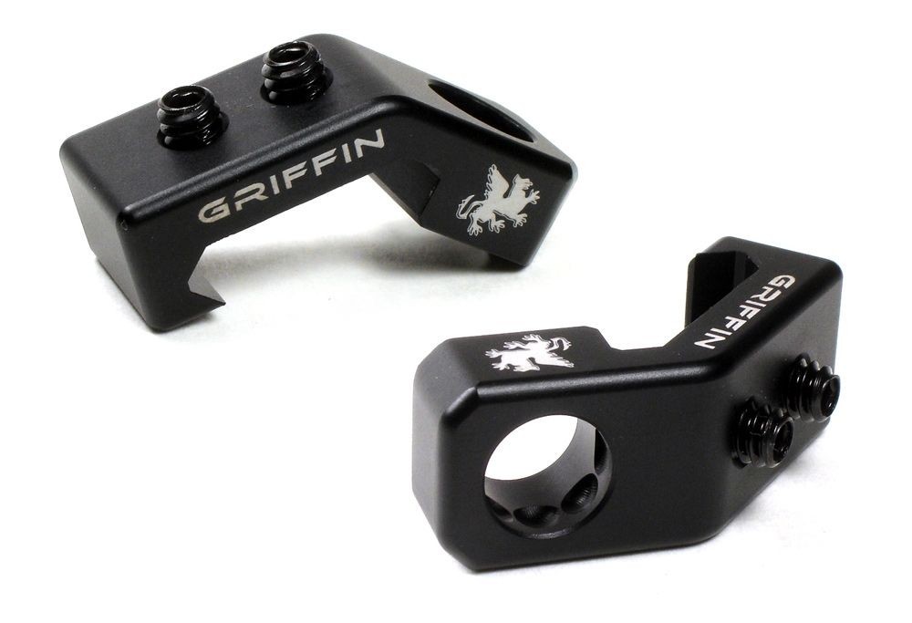 Griffin Armament 45 deg PIC QD Sling Attachment, Black, 45PICQD Sling Swivel