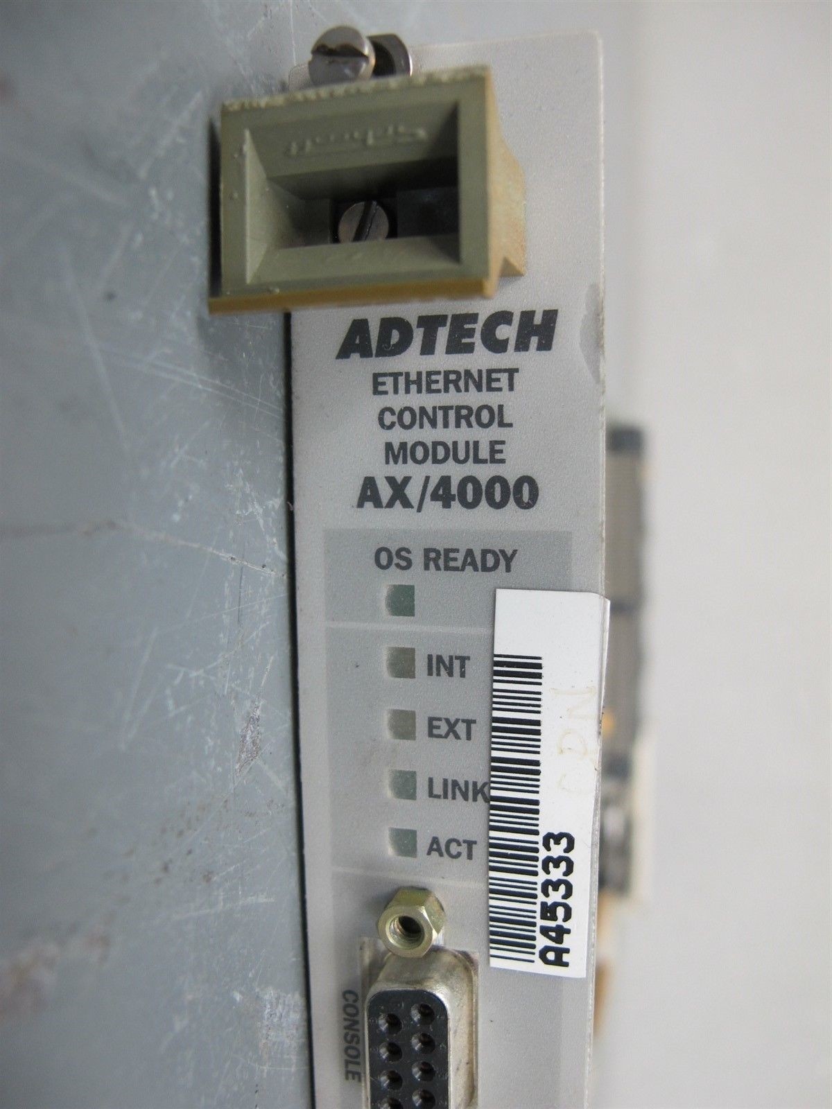 Adtech Spirent 401428 Ethernet Control Module AX/4000